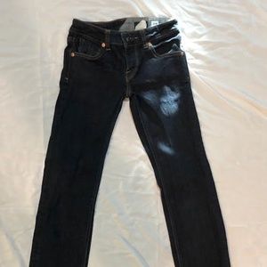 Boy's Slim Straight Cotton Jeans